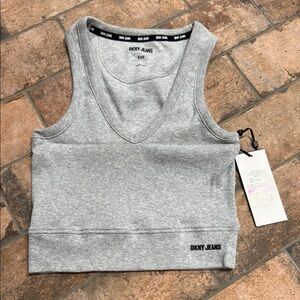 DKNY Heather Gray Women's Tank Top